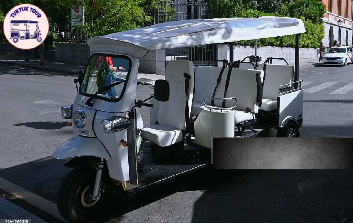 Deciding if renting a tuk tuk is right for your Madrid trip, private electric tuk tuk with guide